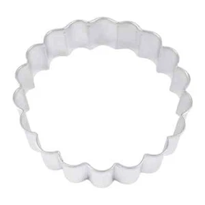 Geriffelt überbacken Kreis 3,5" Ausstecher Metall Keks Shortbread - Bild 1 von 10