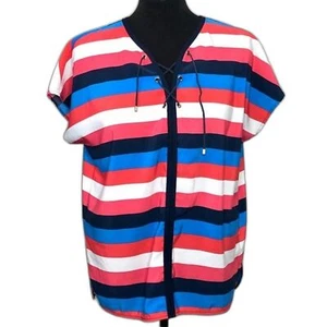 Nautical Tommy Hilfiger tunic top sz XL - Picture 1 of 7