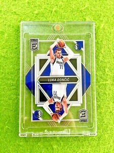 LUKA DONCIC CLEAR CARD JERSEY #77 MAVERICKS SP 2021-22 Elite DECK Luka Doncic SP