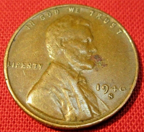 1946 S Lincoln Wheat Cent - G Good to VF Very Fine Cover