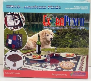 CD ricamo picnic Cactus Punch Americana multi formato EP013 - Foto 1 di 5