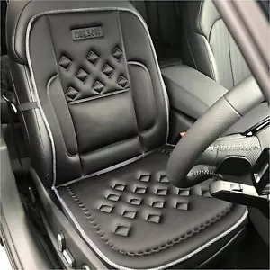 Car Seat Pad Cushion Cover Universal Front Protector Chair Soft Mat Foam Black - Picture 1 of 9