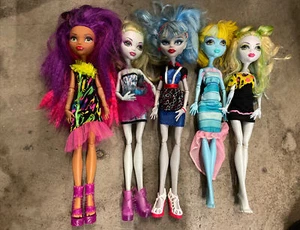 Monster High Dolls X 5 (mh4) FREE POST - Picture 1 of 1