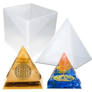 Large Pyramid Resin Mold Big Pyramid Mold for Resin Pyramid Silicone Mold Epo - Picture 1 of 7