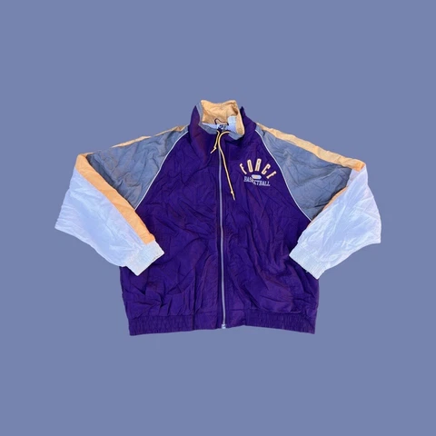 VNTG Nike Force Basketball Charles Barkley OG 90s Purple Phoenix Windbreaker Cover
