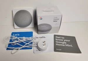 NEW Google Home Mini Smart Speaker with Google Assistant - Chalk (GA00210-US) - Picture 1 of 1