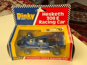 Dinky Toys # 222 Hesketh 308E dark blue Racing Car "24" decals VNMint Good box - Picture 1 of 5