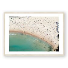 Coogee Beach Print , Boho Wall Art , Australia Photography , Aerial Landscape