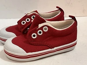 Keds Kids Red Canvas Shoes Size 5 1/2 Clean Tennis Shoes - Imagen 1 de 10