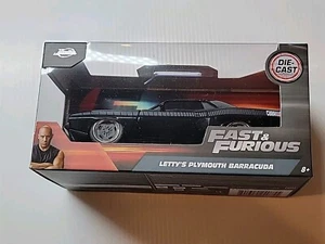 Fast And Furious Letty's Plymouth Barracuda 1:32 Jada Diecast 3rd Gen Box! - Picture 1 of 6