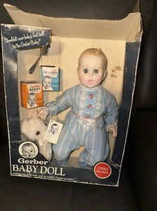 Vintag  17" GERBER 1979 BABY DOLL, spoon,Gerber Branded Accessories Original Box - Picture 1 of 9