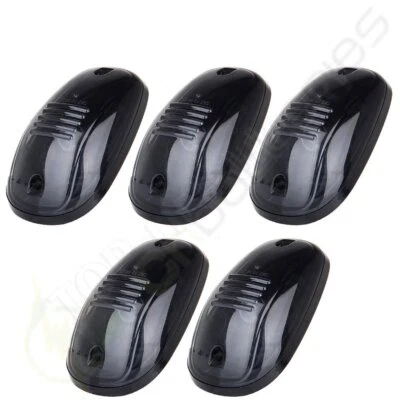 5）Cab Marker Roof Light Smoke Cover+Base Housing for 03-18 Dodge Ram 2500 3500 - Image 1 of 4