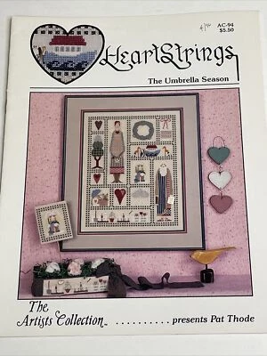 HeartStrings The Umbrella Season Cross Stitch Pattern - Image 1 of 4