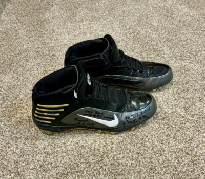 Botines de fútbol Nike 2008 Missouri Tigers Mizzou automático Jaron Baston modelo bestia Foto 1 de 4