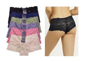 6 Stück Damen Spitzenhöschen Damen Schnür Bikini Höschen Hipster Unterwäsche S M L XL - Bild 1 von 5