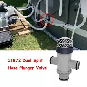 Pieza de repuesto para válvula de émbolo de doble manguera dividida Intex piscina sobre el suelo piscinas - Imagen 1 de 5