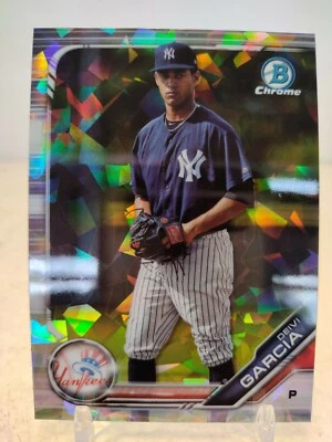DEIVI GARCIA 2019 Bowman Chrome Draft Baseball REFRACTOR SAPPHIRE ED. BDC-164 - Image 1 of 2