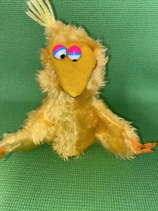 VTG 80s Sesame Street Muppets Big Bird Plush Puppet Child Guidance Nostalgia 9” - Picture 1 of 15