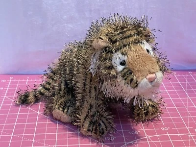 Ganz Tiger Webkins 6” Plush Small Stuffed Animal Zoo Fuzzy Brown Black Striped - Image 1 of 4