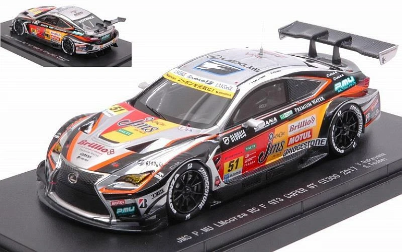 Lexus RC F SuperGT300 2017 Nakayama-Tsuboi 1:43 EBBRO 45536 - Immagine 1 di 1