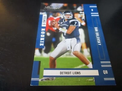 DAN ORLOVSKY  (detroit lions - qb) 2005 playoff prestige ROOKIE card 158 nr/mint - Image 1 of 2