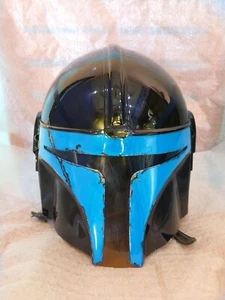 The Armor Mandalorian Blacksmith Helmet Boba Fett Star Wars Helmet Movie Look - Picture 1 of 9