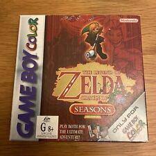 Gameboy Color Zelda : Oracle Of Seasons Boxed With Manual AUS Version
