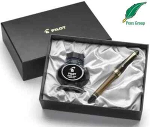 Pilot Custom 823 Fountain Pen Brown Barrel Medium Nib - Picture 1 of 10