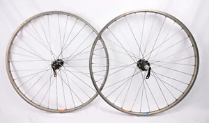 Vintage 26" Wheel Set Shimano Deore Trek Matrix Swami Rim 32 System 3 USA Made - Picture 1 of 10