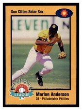 1998 Arizona Fall League Prospects Gold #13 MARLON ANDERSON