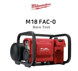 Milwaukee Druckluftkompressor M18 FAC-0 7,6L 48L/min 135PSI 68dB 18V 32lb *nur Werkzeug* - Bild 1 von 6