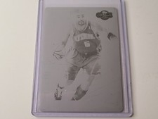 2008-09 Topps Co Signers Carlos Boozer 1/1 Black Printing Plate Card #82