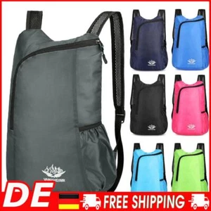 Faltbarer tragbarer Rucksack, ultraleichter Reise-Tagesrucksack, Camping-Wanderr - Picture 1 of 33