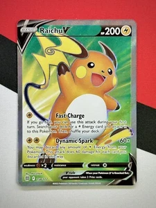 Raichu V 158/172 Full Art Holo Ultra Rare 2022 Pokemon TCG Karte NM - Bild 1 von 1