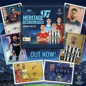 TOPPS MERLIN 97 HERITAGE 97 UEFA CHAMPIONS LEAGUE 2021/22 BASE INSERT cards PICK
