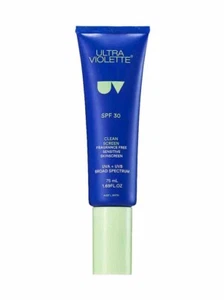 ULTRA VIOLETTE CLEAN SCREEN SPF 30 FRAGRANCE FREE WEIGHTLESS GEL SKINSCREEN 75ML - Picture 1 of 3