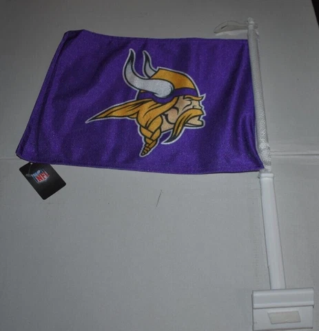 MINNESOTA VIKINGS NFL FOOTBALL SPORTS CAR WINDOW FLAG Cover