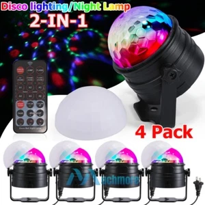Lot DJ Disco Party Stage Light RGB LED Projector Sound Activated KTV Strobe Lamp - Picture 1 of 21