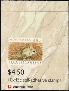 1992 $4.50 Threatened Species with 3K large Security Tab, ACSC B181 unlisted - Picture 1 of 3