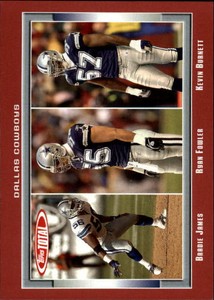 2006 Topps Total Football Red #141 Ryan Fowler Bradie James Kevin Burnett