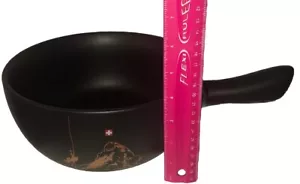 Swissmar Svizzera ��Gruyere Formaggio Ceramica Fonduta Padella Ricambio Nero - Foto 1 di 8