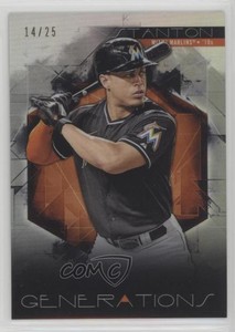 2015 Topps Finest Generations Refractor /25 Giancarlo Stanton #FG-48