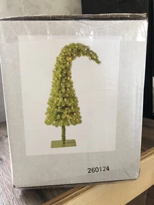 Hobby Lobby 3’ The Grinch Tree Led Bright Green Whimsical Tree 2024 - Sealed Box - Picture 1 of 5
