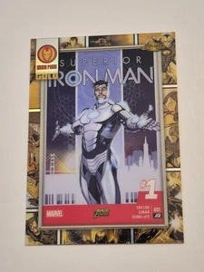 Iron Man 2025 Topps Chrome Marvel Superior Iron Man Gold Refractor Card #IM-10 - Picture 1 of 3