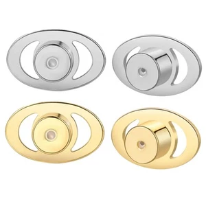 Earring Support Backs, AKRUWELRY Earring Lifter Backs for Droopy Ears 4pcs La... - Picture 1 of 6