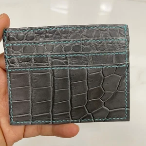 GENUINE  LEATHER SKIN CREDIT CARD HOLDER/ WALLET CARD HOLDER FOR MEN - Picture 1 of 16