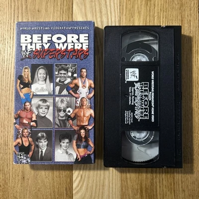 Before They Were WWF Superstars (2001) Wrestling WWE VHS Tape - Image 1 of 4