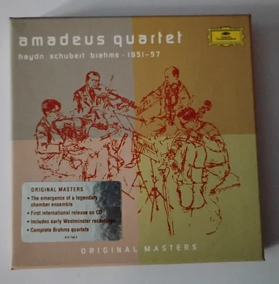 Amadeus Quartet Haydn Schubert Brahms 1951-57 [DG Original Masters 7 CD Set] Foto 1 de 4