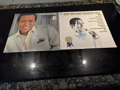 Andy Williams Greatest Hits sealed vinyl and Canadian Sunset in shrink - Image 1 of 2
