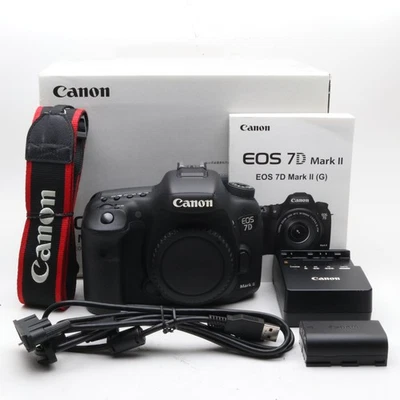 【Near Mint】Canon EOS 7D Mark II 20.2MP Body Only Digital Camera Black from japan - Image 1 of 4